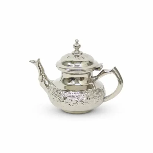 Théière Marocaine Traditionnelle Argentée II