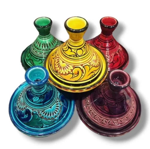 Mini tajines en céramique colorée