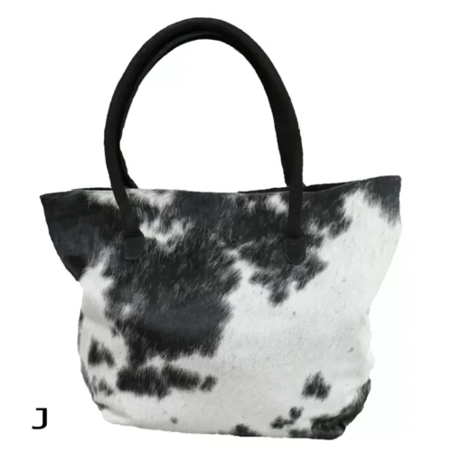 Cowhide Leather Tote Bag