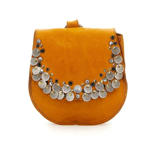 Handmade Boho Leather Saddle Bag