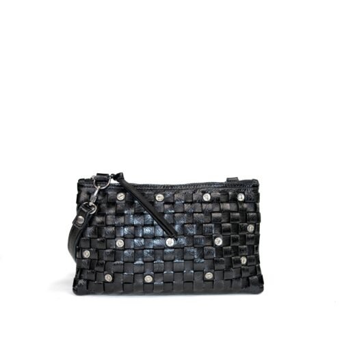 Handmade Woven Leather Clutch