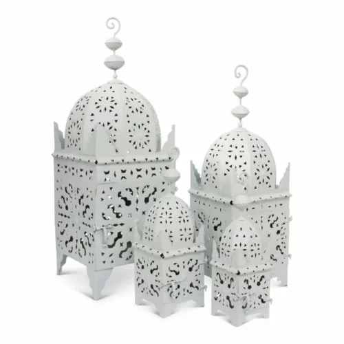 Lanterne marocaine en métal ajouré